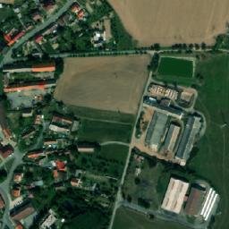 Satellite imagery of [Horní Újezd] church t., CZ