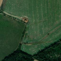 Satellite imagery of [Horní Újezd] church t., CZ