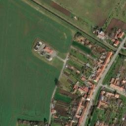 Satellite imagery of [Hodějice] church t., CZ