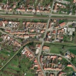 Satellite imagery of [Křižanovice u Bučovic] church t., CZ