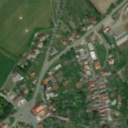 Satellite imagery of [Střílky] church t., CZ