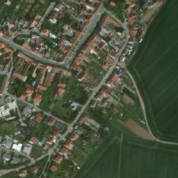 Satellite imagery of [Nebovidy u Brna] church sanctus t., CZ
