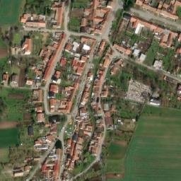 Satellite imagery of [Hodějice] church t., CZ