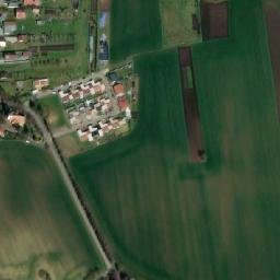 Satellite imagery of [Křižanovice u Bučovic] church t., CZ