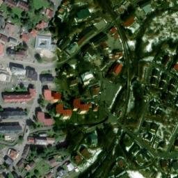 Satellite imagery of [Železná Ruda] church t., CZ