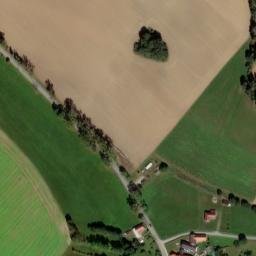 Satellite imagery of [Předslavice] church t., CZ