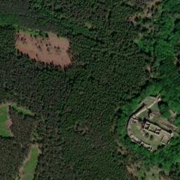 Satellite imagery of Helefenburk [Krajníčko] burg outlook t., CZ