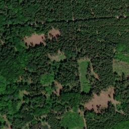 Satellite imagery of Helefenburk [Krajníčko] burg outlook t., CZ