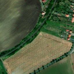 Satellite imagery of [Křenovice u Slavkova] church t., CZ