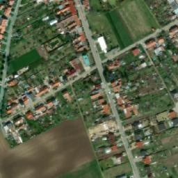 Satellite imagery of [Křenovice u Slavkova] church t., CZ