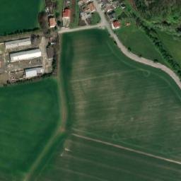 Satellite imagery of [Křižanovice u Bučovic] church t., CZ