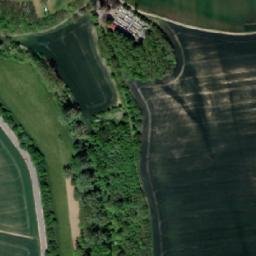 Satellite imagery of [Křižanovice u Bučovic] church t., CZ