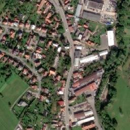 Satellite imagery of [Valašské Klobouky] church t., CZ