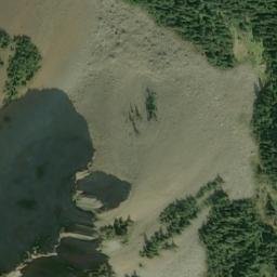 Satellite imagery of Mount Andrews, CA