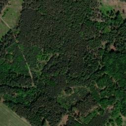 Satellite imagery of Helefenburk [Krajníčko] burg outlook t., CZ