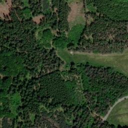 Satellite imagery of Helefenburk [Krajníčko] burg outlook t., CZ
