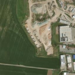 Satellite imagery of [Modřice] brickyard chimney, CZ