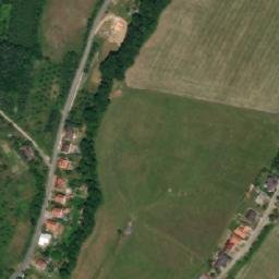 Satellite imagery of [Pozlovice] church t., CZ