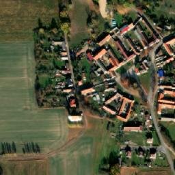 Satellite imagery of [Dříteň-Záblatí] church t., CZ