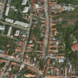 Satellite imagery of [Modřice] church t., CZ
