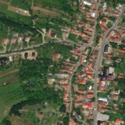 Satellite imagery of [Pozlovice] church t., CZ