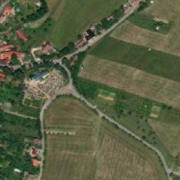 Satellite imagery of [Pozlovice] church t., CZ
