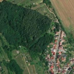 Satellite imagery of [Březolupy] church t., CZ