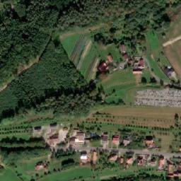 Satellite imagery of [Vlachovice] church t., CZ