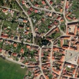 Satellite imagery of [Bavorov] church t, CZ