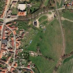 Satellite imagery of [Bavorov] church t, CZ