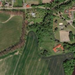 Satellite imagery of CeMoLen [Bavorov] former textil factory chimney, CZ
