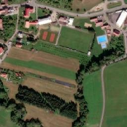 Satellite imagery of [Vlachovice] church t., CZ