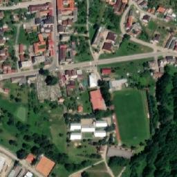 Satellite imagery of [Kunžak] church t., CZ