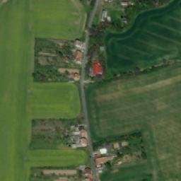 Satellite imagery of Koryna [Koryčany] furniture factory chimney, CZ