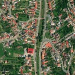 Satellite imagery of [Jalubí] church t., CZ