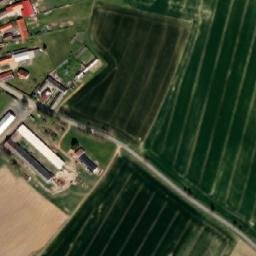 Satellite imagery of [Nákří] church t., CZ