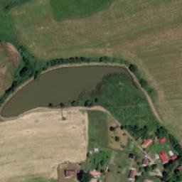Satellite imagery of [Člunek] church t., CZ