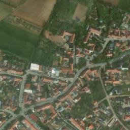 Satellite imagery of [Ořechov] church t., CZ