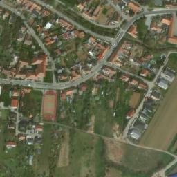 Satellite imagery of [Želešice] church t., CZ