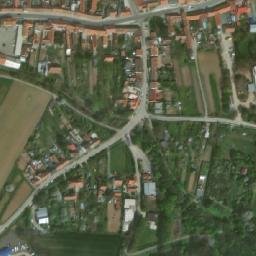 Satellite imagery of [Želešice] church t., CZ