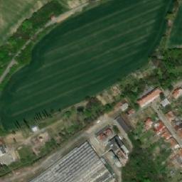 Satellite imagery of Koryna [Koryčany] furniture factory chimney, CZ