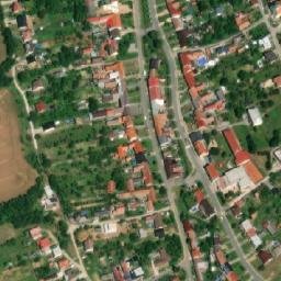 Satellite imagery of [Jalubí] church t., CZ