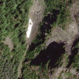 Satellite imagery of Mount McQuillan, CA