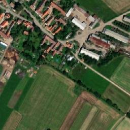 Satellite imagery of [Krasonice] church t., CZ