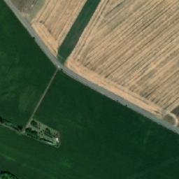 Satellite imagery of [Šaratice] church t., CZ