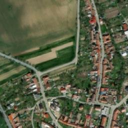 Satellite imagery of [Nížkovice] church t., CZ