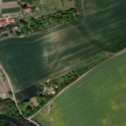 Satellite imagery of [Nížkovice] church t., CZ