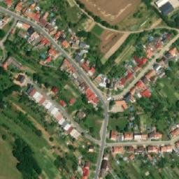 Satellite imagery of [Jalubí] church t., CZ