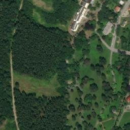 Satellite imagery of [Luhačovice] central heat plant chimney, CZ