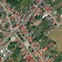 Satellite imagery of [Huštěnovice] church t., CZ